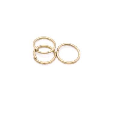 Imagem de Argola Elo Metal Ouro Velho 8mm 1000pçs 100g Chaveiro - Macall