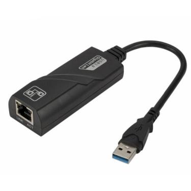 Imagem de Adaptador Ethernet Usb 3.0 Gigabit 10/100/1000 Pc Notebook - Type C3