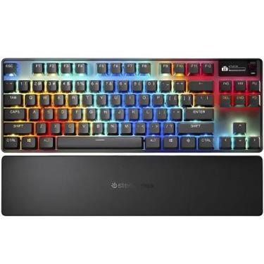 Imagem de Teclado Gamer Mecânico Steelseries 64871 Apex Pro TKL Gen 3, preto
