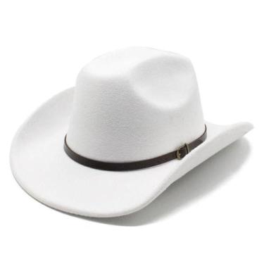 Imagem de Chapéu Fedora De Feltro Aba Média Maleável Cata Ovo Cowboy Rodeio Unis