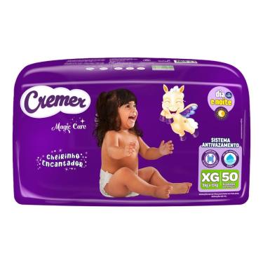 Imagem de Fralda Descartável Cremer Magic Care Hiper XG 50 Tiras