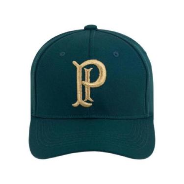Imagem de Boné Palmeiras Bordado Dourado Relevo Aba Curva Supercap - Super Cap, 