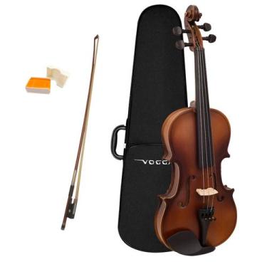 Imagem de Violino vogga 1/4 spruce von114n arco estojo e breu