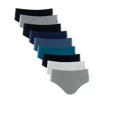 Imagem de Kit Com 6 Cuecas Slip Mash Algodão 010.20, P, Sortida