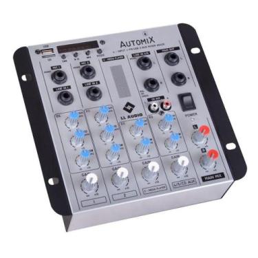 Imagem de Mesa de som llaudio automix a502rbt 5 canais com bluetooth