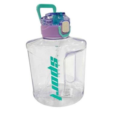 Imagem de Squeeze Galão Sport Com Alça Lilás 2080 ml - Quanhe
