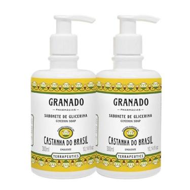Imagem de Kit 2 Sabonete Líquido Granado Castanha Brasil Mãos Corpo Terrapeutics