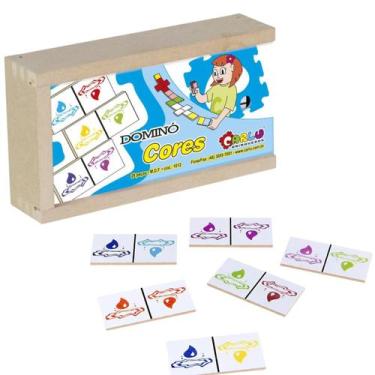 Imagem de Jogo Domino Cores 28pcs Carlu