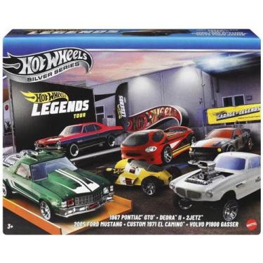 Imagem de Conjunto 6 Carrinhos Hot Wheels Legends Série Prata 2025
