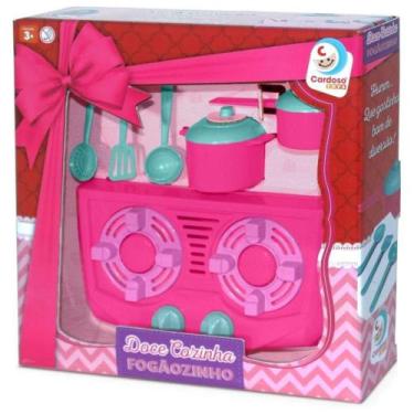 Imagem de Kit Cozinha Brinquedo Infantil Fogãozinho Doce Cozinha Panelas Acessór