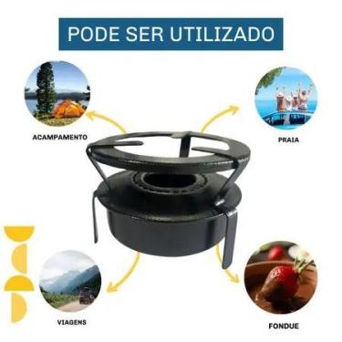Imagem de Fogareiro Espiriteira a Álcool Portátil Roa