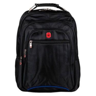 Imagem de Mochila Swissland para Notebook Preto/azul, Preto/azul, Único