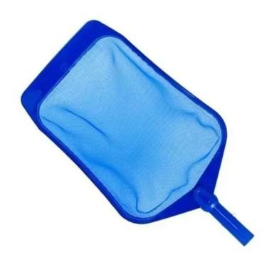 Imagem de Peneira Plástica para Piscina Cata Folhas Rede de Nylon Borda Estendida Engate Rápido Brustec Lazer