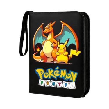 Imagem de Fichário Com Zíper Charizard Pokémon Para 400 Cartas De Jogo, Protetor