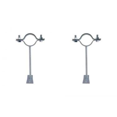 Imagem de Kit C/2 - Para-Raio Suporte Para Tubo Protecao 1.1/2''Cha... - Raycon