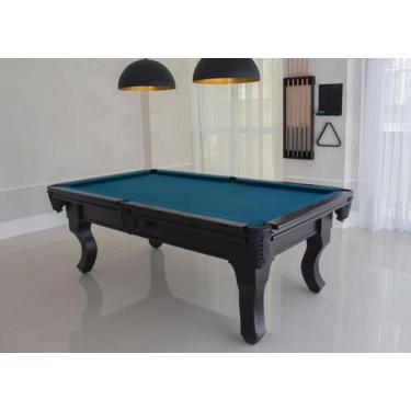 Imagem de Mesa de Sinuca - 1,96x1,06 - Nelson Bilhares, Azul petróleo