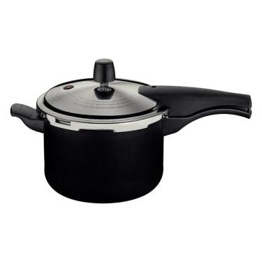 Imagem de Panela de Pressão Vancouver Effect Alumínio com Revestimento Antiaderente Starflon Max 4,5L Preto Tramontina