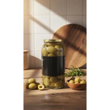 Imagem de Azeitonas Verdes Premium Sem Caroço Em Conserva 830g - Congratulations