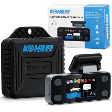 Imagem de Controlador Kohree KR3588 Dividido com Kit de Freio para Reboques de 1