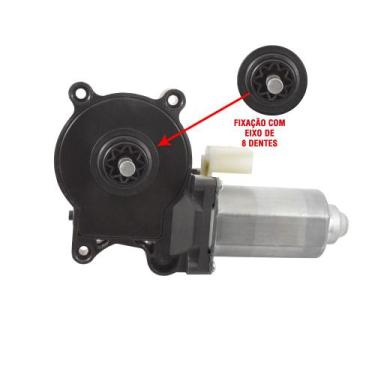 Imagem de Motor P/máquina Do Vidro - Fix.bosch - 8 Dentes - 12v - 2 Pinos - Esq.