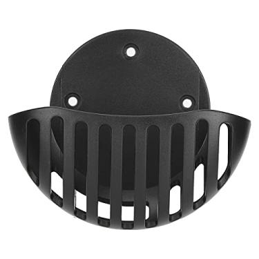 Imagem de Zyyini Suporte de parede para alto-falante, suporte de parede, suporte de alto-falante, cesta de armazenamento para economizar espaço, suporte de alto-falante montado na parede, para mini alto-falante doméstico (preto)