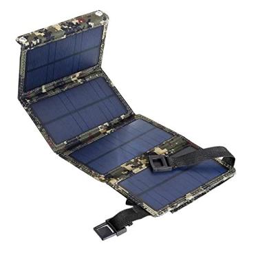 Imagem de Carregador solar usb 20 w painel solar portátil carregador de telefone para iphone smartphones android tablets android painel solar dobrável para acampamento ao ar livre Painel solar