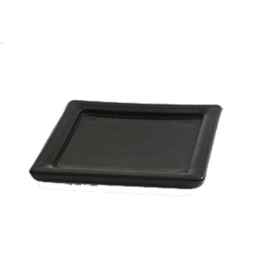 Imagem de Saboneteira Preta Vidro Sabonete Barra