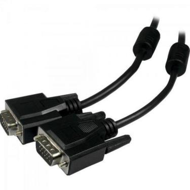Imagem de Cabo Vga Hdb15m X Hdb15m 15 Mt Preto Com Filtro 