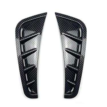 Imagem de FINMOKAL Para Benz C Classe W205 Estilo Carbono Spoiler Frontal Spoiler Cobertura De Ventilação De Ar 2019-2021 Preto