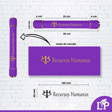 Imagem de Canudo de formatura personalizado Recursos Humanos