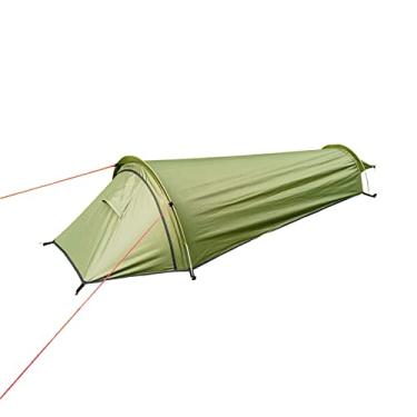 Imagem de Tingpai Tenda de acampamento ao ar livre ult leve pa uma pessoa Tenda de acampamento portátil com saco de dormir