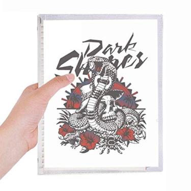 Imagem de Caderno com estampa de combinação de criaturas Animal Cobras Diário Recarregável Papelaria