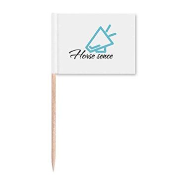 Imagem de Marcador de palito de cavalos para compreensão cognitiva de senso comum marcadores para decoração de festa