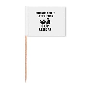 Imagem de Marcadores de palito de dente Friends Accompany Sports Help Decoração de festa