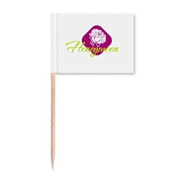 Imagem de Rose Love Sweet Moon Art Deco Presente Fashion Palito de Dentes Marcadores Decoração de Festa