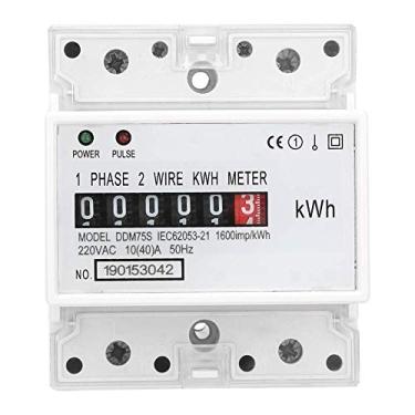Imagem de DDM75S 10-40A Medidor KWH Monofásico, Medidor de Energia de Trilho Din 4P, Medidor Elétrico, Medidor Eletrônico KWh de Trilho Din, Medidor de Energia de Consumo de Energia de Eletricidade LED