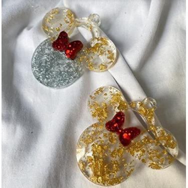 Imagem de Confeitaria dos Moldes, R308 Molde de silicone 2 bolas natal ratinho resina decorar