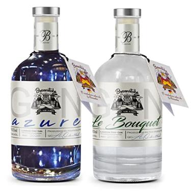 Imagem de Kit 2 Gins Brennstube – Azure & Le Bouquet | Gins Premium Artesanais | 2x 500ml | Sem Glúten