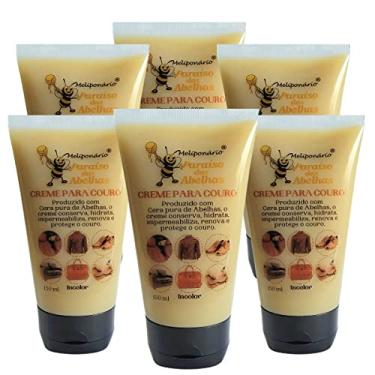 Imagem de Hidratante de Couro Automotivo/Sofá/Jaqueta/Bolsa/Bota/Sela - 150ml - Kit c/ 06 unid.