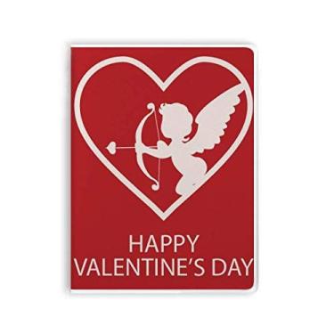 Imagem de Caderno White Angel Arrow para Dia dos Namorados com capa macia