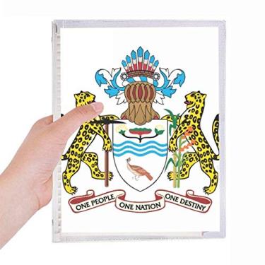 Imagem de Guyana South America Caderno com emblema nacional de folhas soltas diário recarregável artigos de papelaria