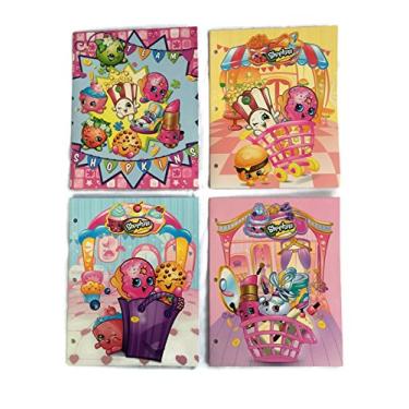 Imagem de Shopkins Conjunto de 4 pastas para portf lio escolar (2 bolsos)