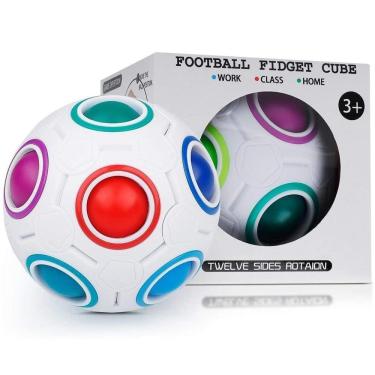 Imagem de Football Fidget Cube Cubo Mágico Bola Quebra Cabeça Nº 01