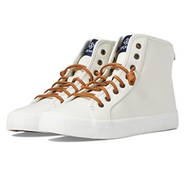 Imagem de Sperry Tênis masculino Crest High Top Seacycled, Branco, 8.5