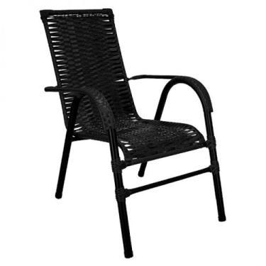 Imagem de Cadeira De Área Externa Bela De Aço Carbono E Fibra Sintética - Acesse