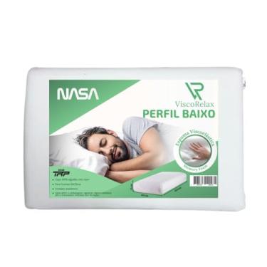 Imagem de Travesseiro TRP Imports Nasa Viscorelax Perfil Baixo Com Memoria