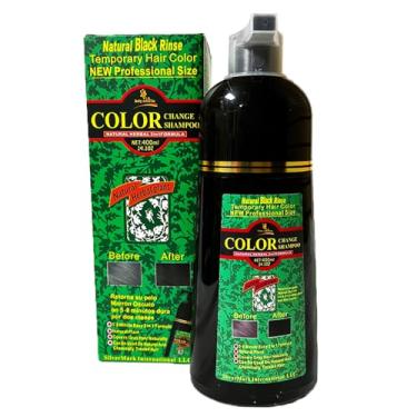 Imagem de Deity Shampoo Kit de Mudança de Cor Natural Herbal Preto - Tamanho Profissional 399 g, 400 ml..