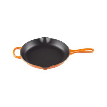Imagem de Le Creuset Skillet Redonda 26 cm com Alça Ferro Fundido Esmaltado Signature Laranja