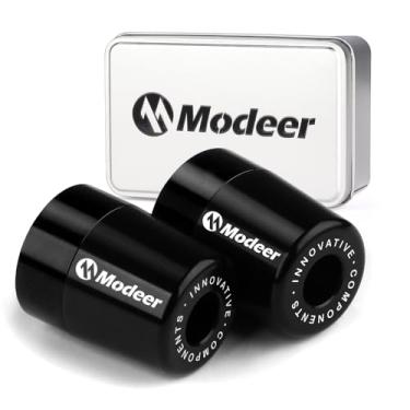 Imagem de Modeer Extremidade do punho do guidão para Kawasaki Ninja 250 300 400 650 1000 400R 250R 250SX 1000SX H2R ZX14R ZX10R ZX6R Motocicleta CNC Alumínio Guidão Bar Ends Plug Balance Pad Acessórios (Preto)