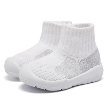 Imagem de MORENDL Pantufas infantis antiderrapantes para meninos e meninas, 9-12 meses